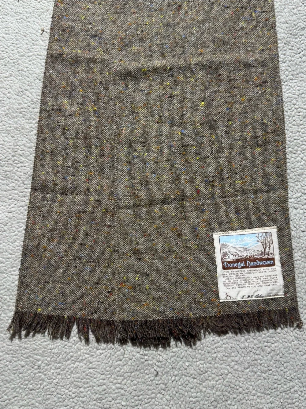 Donegal Handwoven *measurements scarf